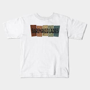 Barenaked Ladies - Retro Pattern Kids T-Shirt